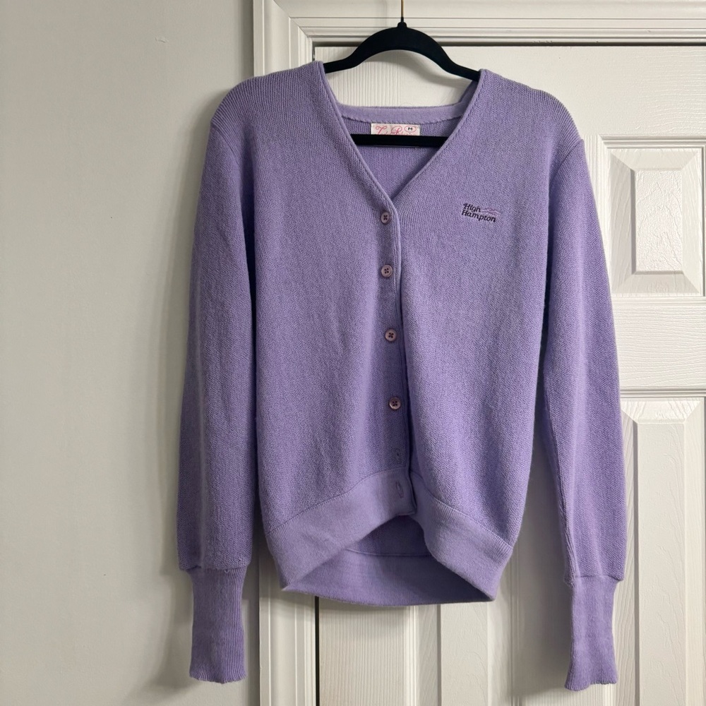 50s 60s Lady Pickering By The Kimberly on Co High Hampton Lilac Sweater Medium